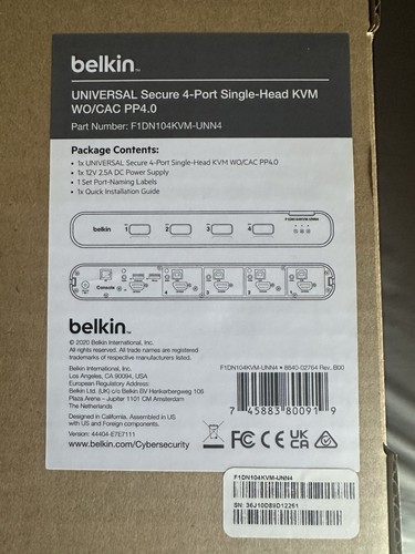 Belkin f1dn104kvm unn4 - belkin, f1dn104kvm-unn4