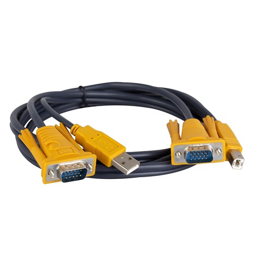 Kvm cable 10ft usb vga - usb,