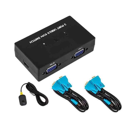 Port vga kvm - , two-in--out